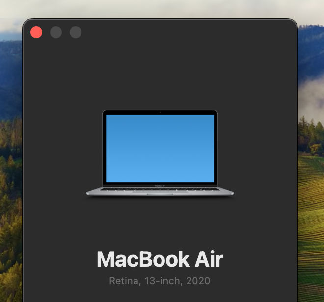 MacBookのインチ確認方法